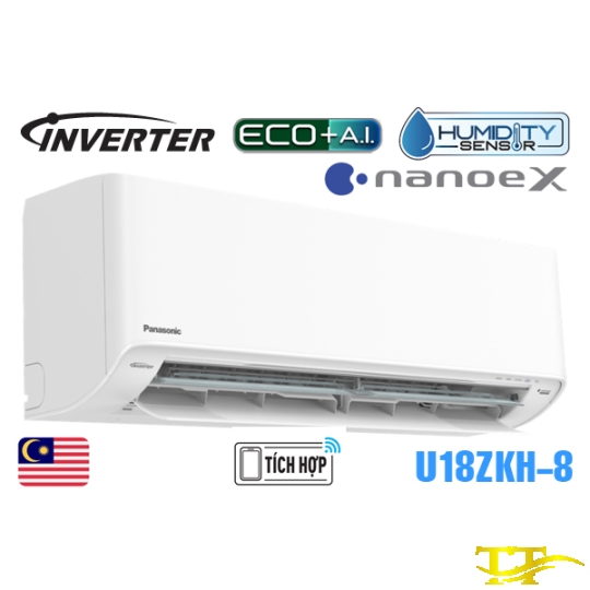 Điều hòa Panasonic 18.000BTU 1 chiều inverter U18ZKH-8